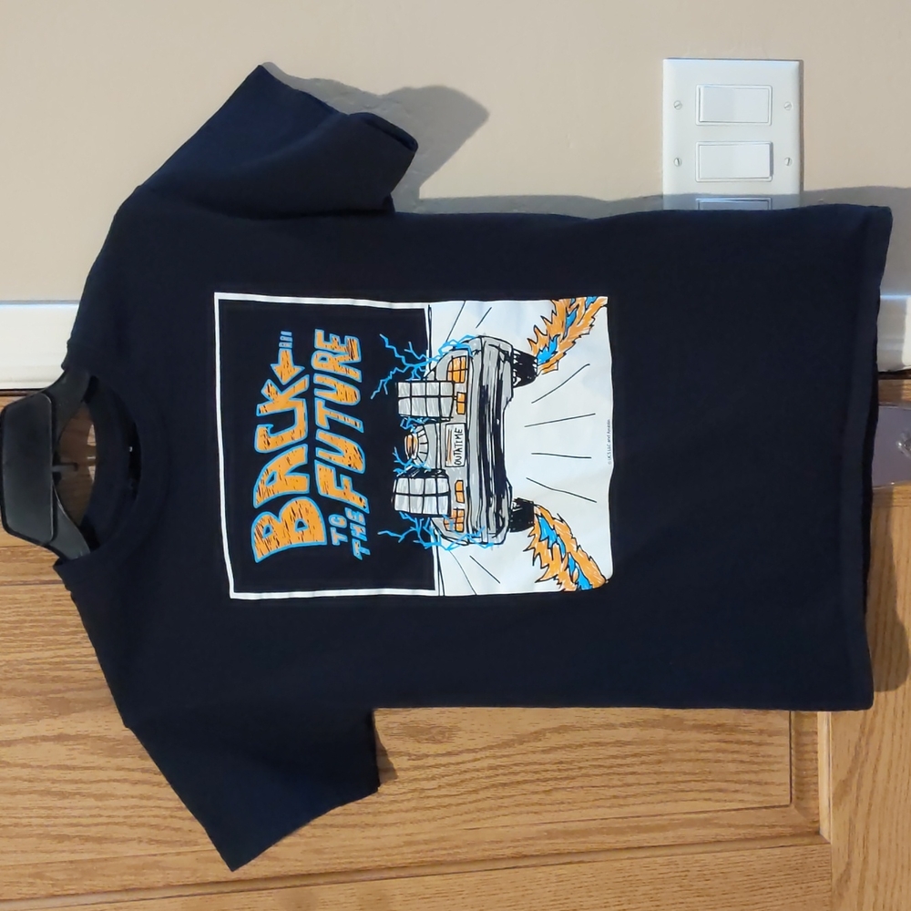 Riot Society, size Small black Back to the Future short sleeve t-shirt